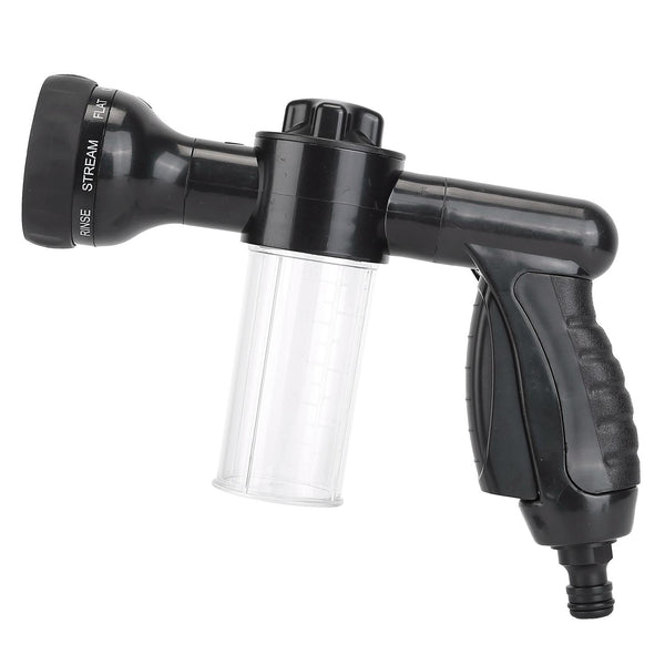 garden hose foam sprayer 8 In 1 Foam Garden Hose Nozzle Soap Sprayer High Pressure Foam Cannon – YardEpic