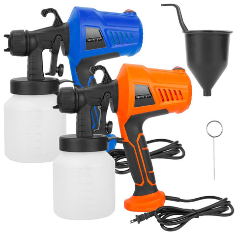 700W Electric Paint Sprayer Handheld HVLP Spray Painter Painting Spray Gun For Fences Brick Walls w/ 3 Spray Patterns 800ML Detachable Cup
