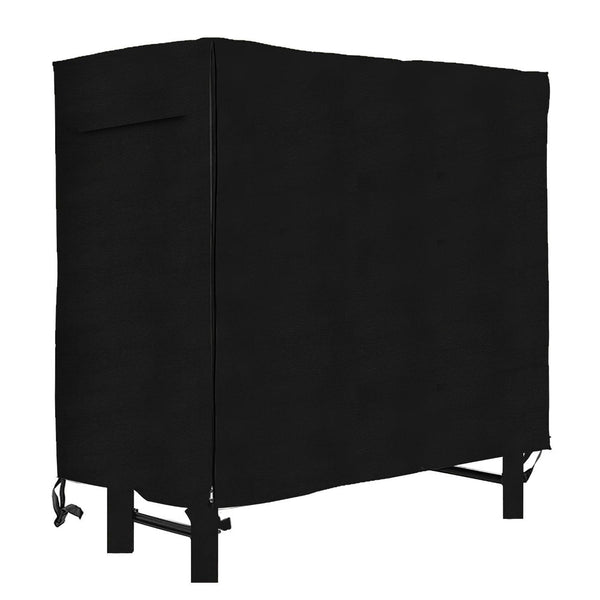 4FT Firewood Log Rack Cover Rectangular Wood Rack Fabric Waterproof UV Tear-Resistant