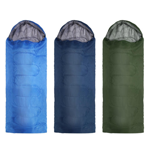 Camping Sleeping Bags for Adults Teens Moisture-Proof Hiking Sleep Bag with Carry Bag 32-50℉ for Spring Autumn Winter Seasons