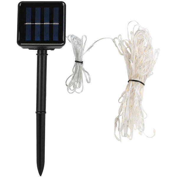 Solar String Lights for Umbrella Outdoor Parasol Waterproof 104 LED Warm White