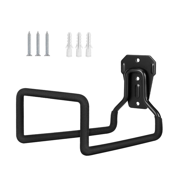 Heavy Duty Iron Hose Holder Wall Mounted Hose Hanger Hose Reel with 66LBS Load 3 Screws for Garden Garage Yard Workshop