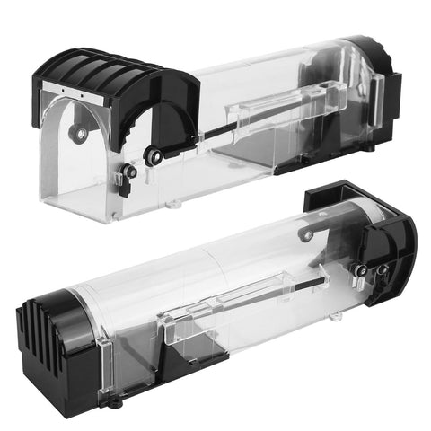 2Pcs Humane Live Mouse Trap Reusable Rat Rodent Trap Catch Release Cage Safe