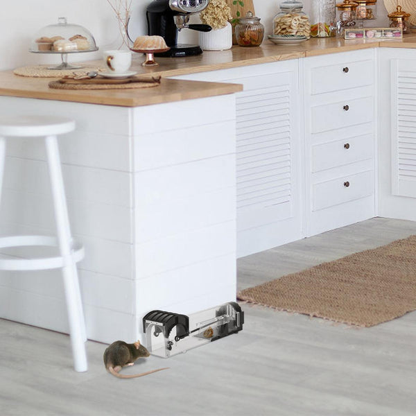 2Pcs Humane Live Mouse Trap Reusable Rat Rodent Trap Catch Release Cage Safe