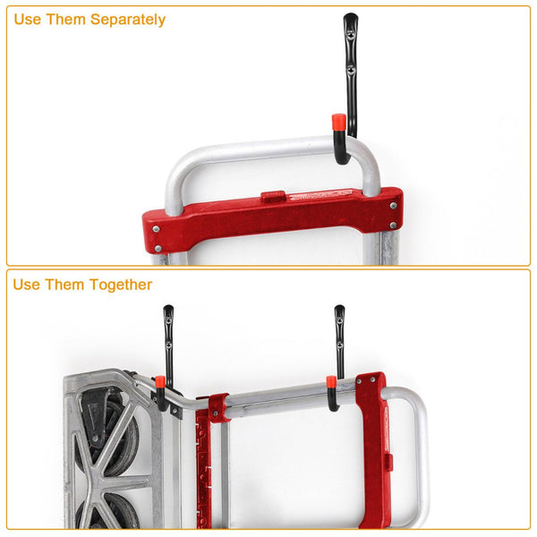 6 Pack Garage Storage Hooks 22lbs Load Bicycle Hooks Heavy Duty Utility Wall Hangers