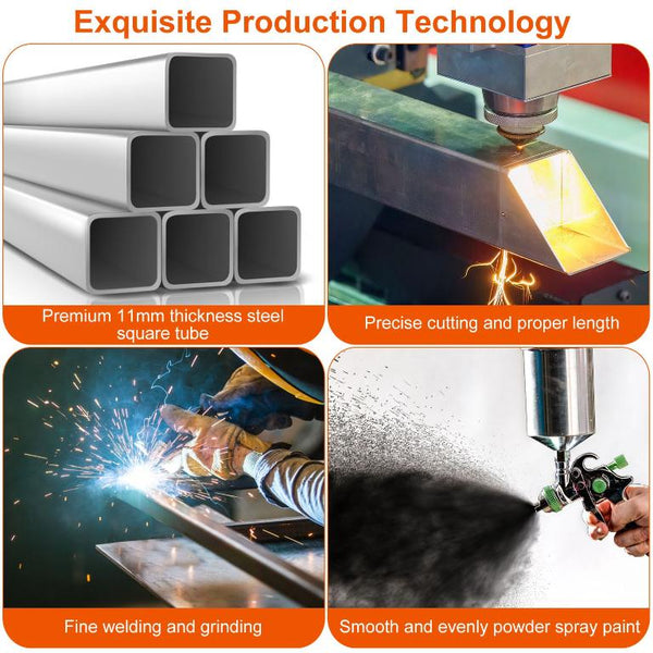 Firewood Log Rack 220LBS Steel Wood Lumber Storage Stacking X Shape Holder