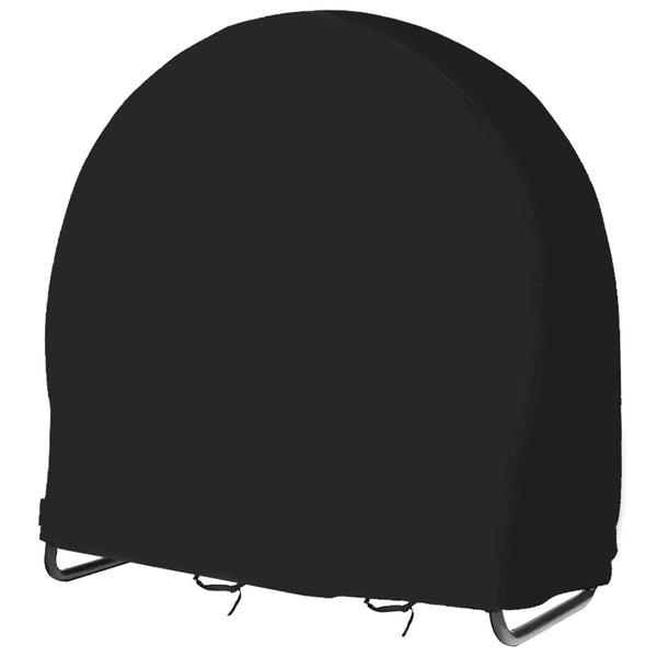 Round Firewood Rack Cover Waterproof Windproof Resistant 210D Oxford Cloth Outdoor Circular