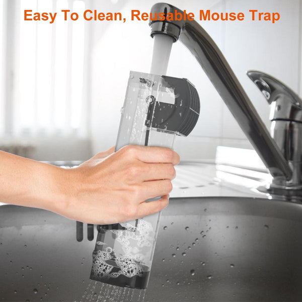 2Pcs Humane Live Mouse Trap Reusable Rat Rodent Trap Catch Release Cage Safe