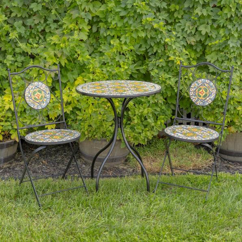 "Santa Fe II" Mosaic Bistro Set