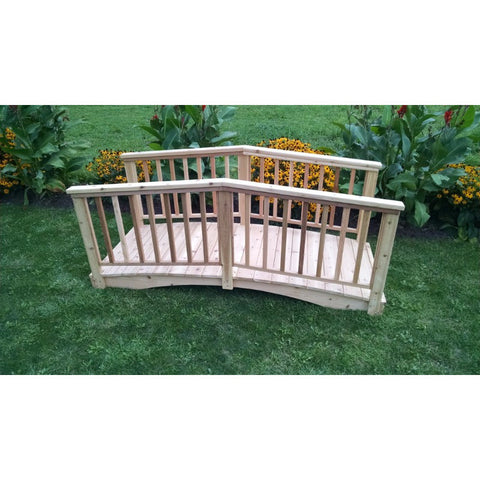 Baluster Bridge Cedar with Handrails - Buy Online at YardEpic.com