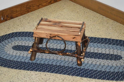 Hickory Foot Stool