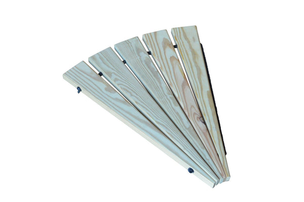 Walkway Corners in Pine Wood