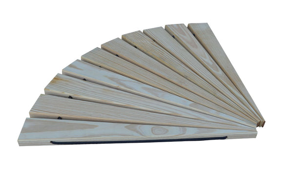 Walkway Corners in Pine Wood