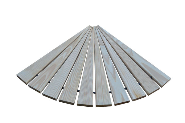 Walkway Corners in Pine Wood