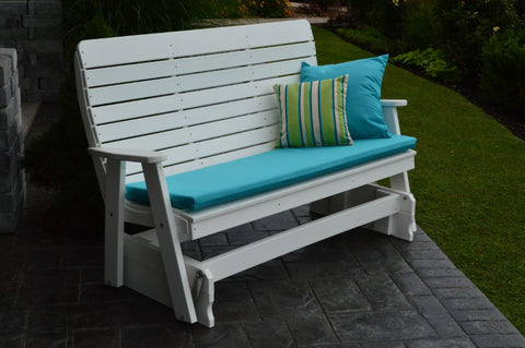 Winston Glider Bench in HDPE Poly Lumber