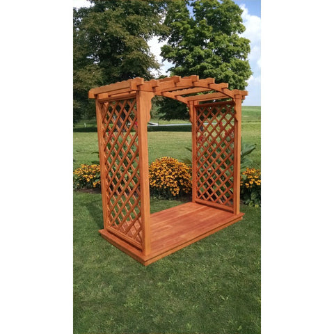 Jamesport Arbor & Deck in Pine - Buy Online at YardEpic.com