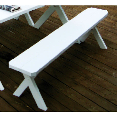 Cross-leg Bench 2, 3, & 4 Ft. Long in Yellow Pine - Buy Online at YardEpic.com