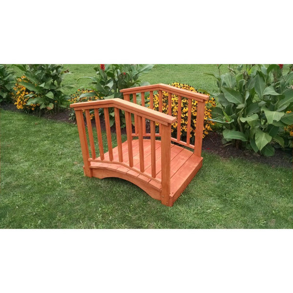 Baluster Garden Bridge w/ Rails - Pine - Buy Online at YardEpic.com