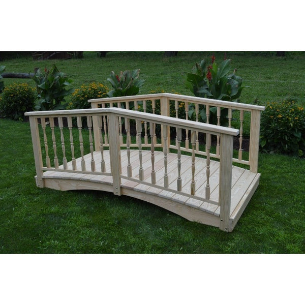3 & 4 Ft. Wide Spindle Bridge in Pressure Treated Pine - Buy Online at YardEpic.com
