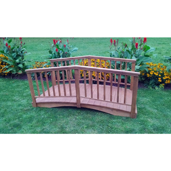 Baluster Garden Bridge w/ Rails - Pine - Buy Online at YardEpic.com
