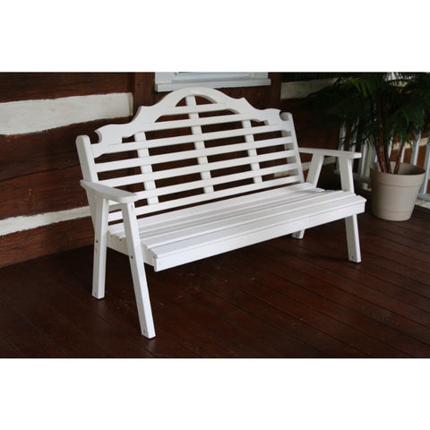 Marlboro Garden Bench in Yellow Pine - Buy Online at YardEpic.com