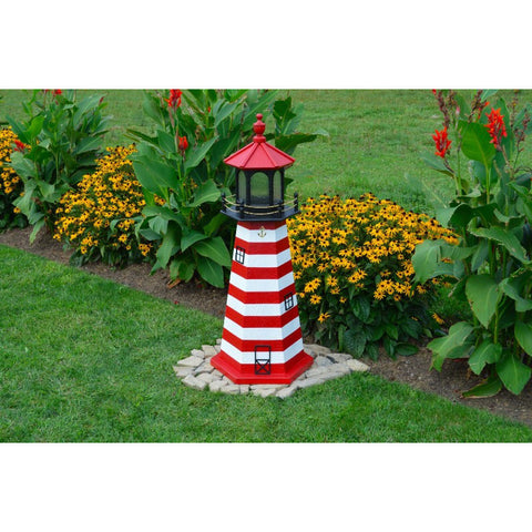 West Quoddy, Maine Replica Lighthouse - Buy Online at YardEpic.com