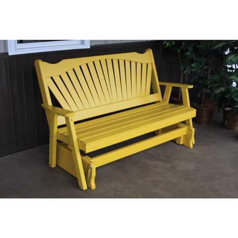 Fanback Glider in Pine Wood - Buy Online at YardEpic.com