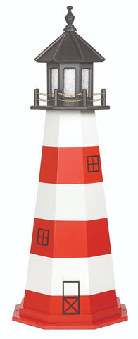 Replica Lighthouses in Painted Wood