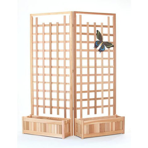 Planter Sets w/ Trellis PL30U-Twin - All Things Cedar - Buy Online at YardEpic.com