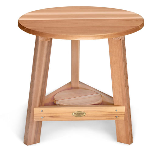 Small Tripod Three Leg Table in Cedar