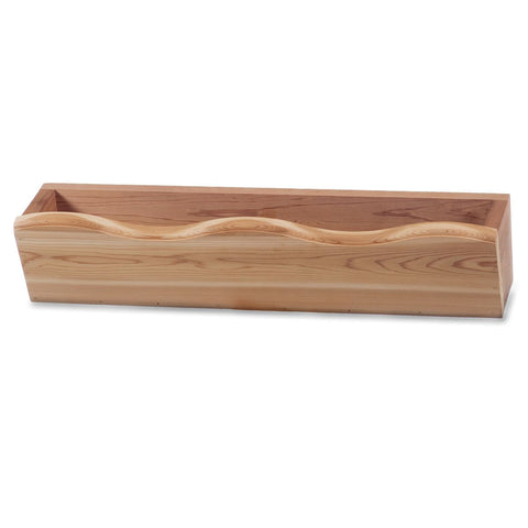 Window Planter Box in Cedar Wood 22 inch