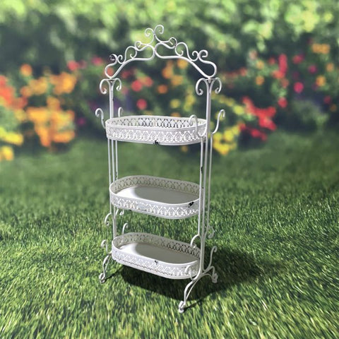 Three Tier Iron Plant Stand