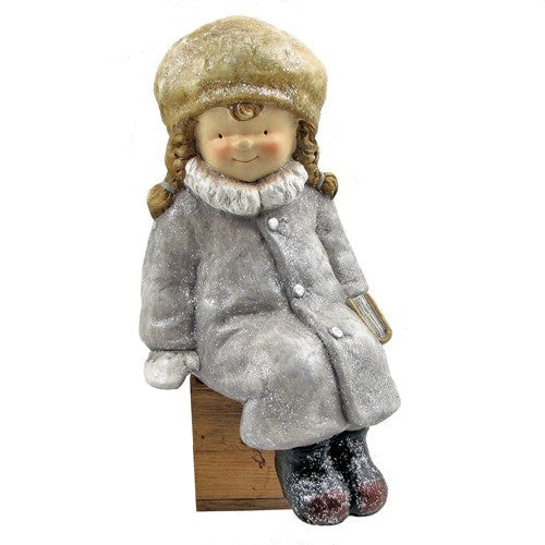 Set of 2 Tushkas Tealight Candle Holder Christmas Figurines