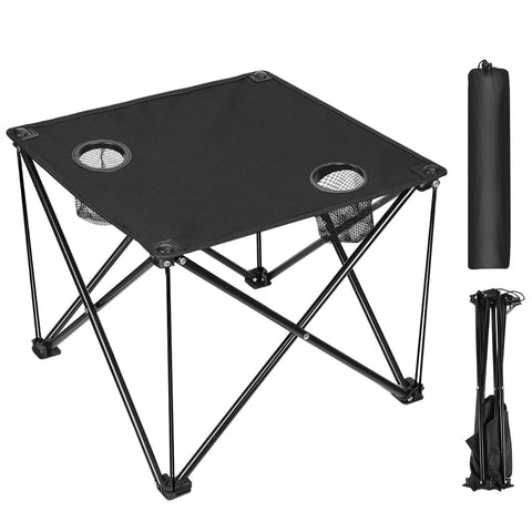 Foldable Square Camping Portable Table Picnic Lightweight Travel Carrying Bag