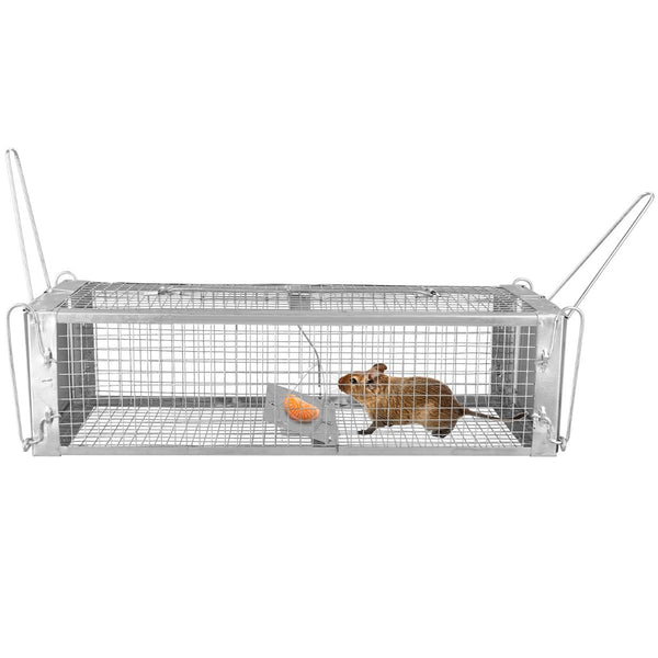 Mehs Mouse Humane Dual Door Rat Trap Cage Live Rodent Metal Mesh Mice Mouse Contr ...