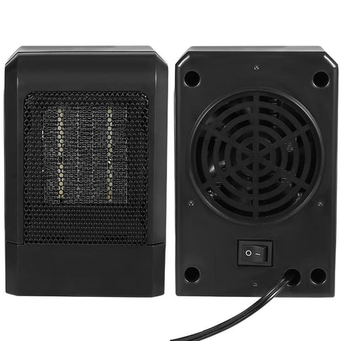 500W Portable Electric Heater PTC Ceramic Heating Fan Space For Personal Use