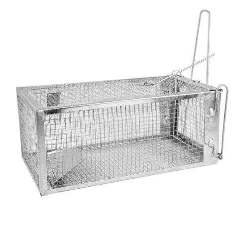 Rat Trap Cage Humane Live Rodent Trap Cage Metal Mice Mouse Control Bait Catch