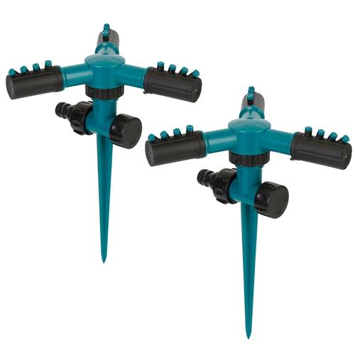 automatic sprayer for garden 2-Pack: 360 Degree Rotatable Lawn Garden Sprinkler