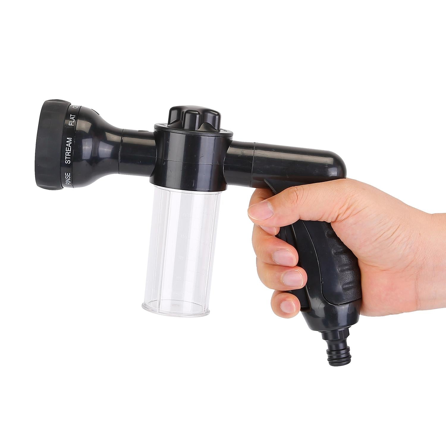 soap sprayer for garden hose 8 In 1 Foam Garden Hose Nozzle Soap Sprayer High Pressure Foam Cannon