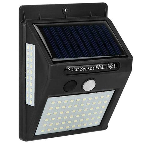 Solar Wall Light Outdoor 100 LEDs PIR Motion Sensor Lamps IP65 Waterproof Lighting