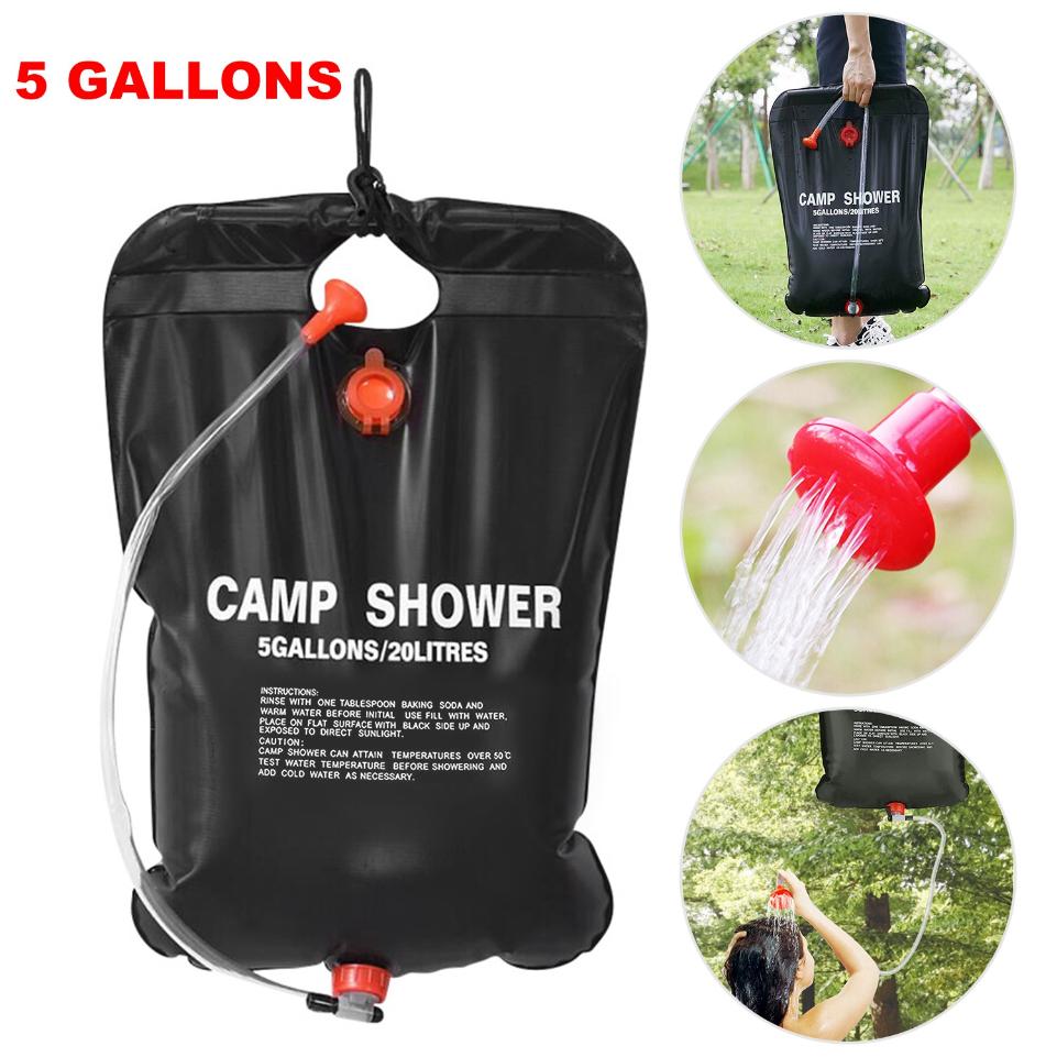 Swiss Military 20 Liter (5 Gal) Drinking Water Shower Bag – NOS Camping Bugout Gear