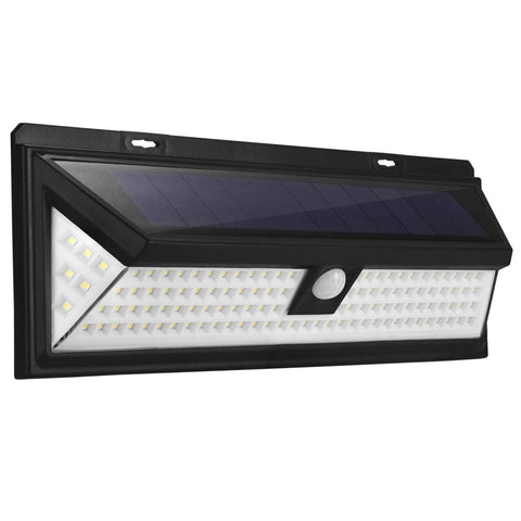 Solar Lights 118 LED Solar Wall Light Outdoor Motion Sensor Lamp 270° Wide Angle