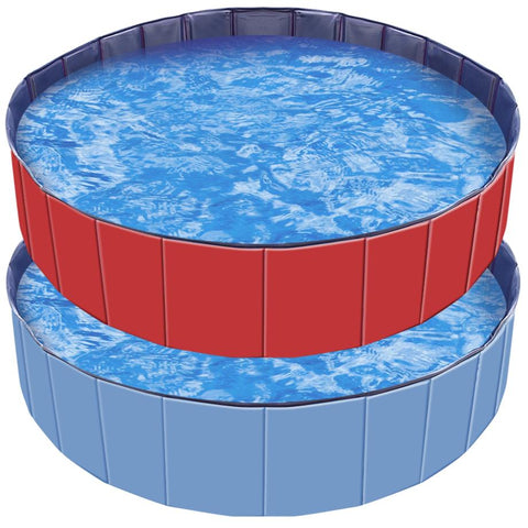5FT Pet Swimming Pool PVC Kiddie Baby Dog Swim Pool Bathing Tub Playmat Kids Pools
