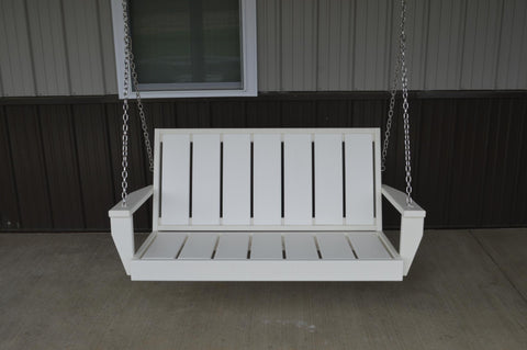 Wingate Bench Swing in Outdoor HDPE Poly Material
