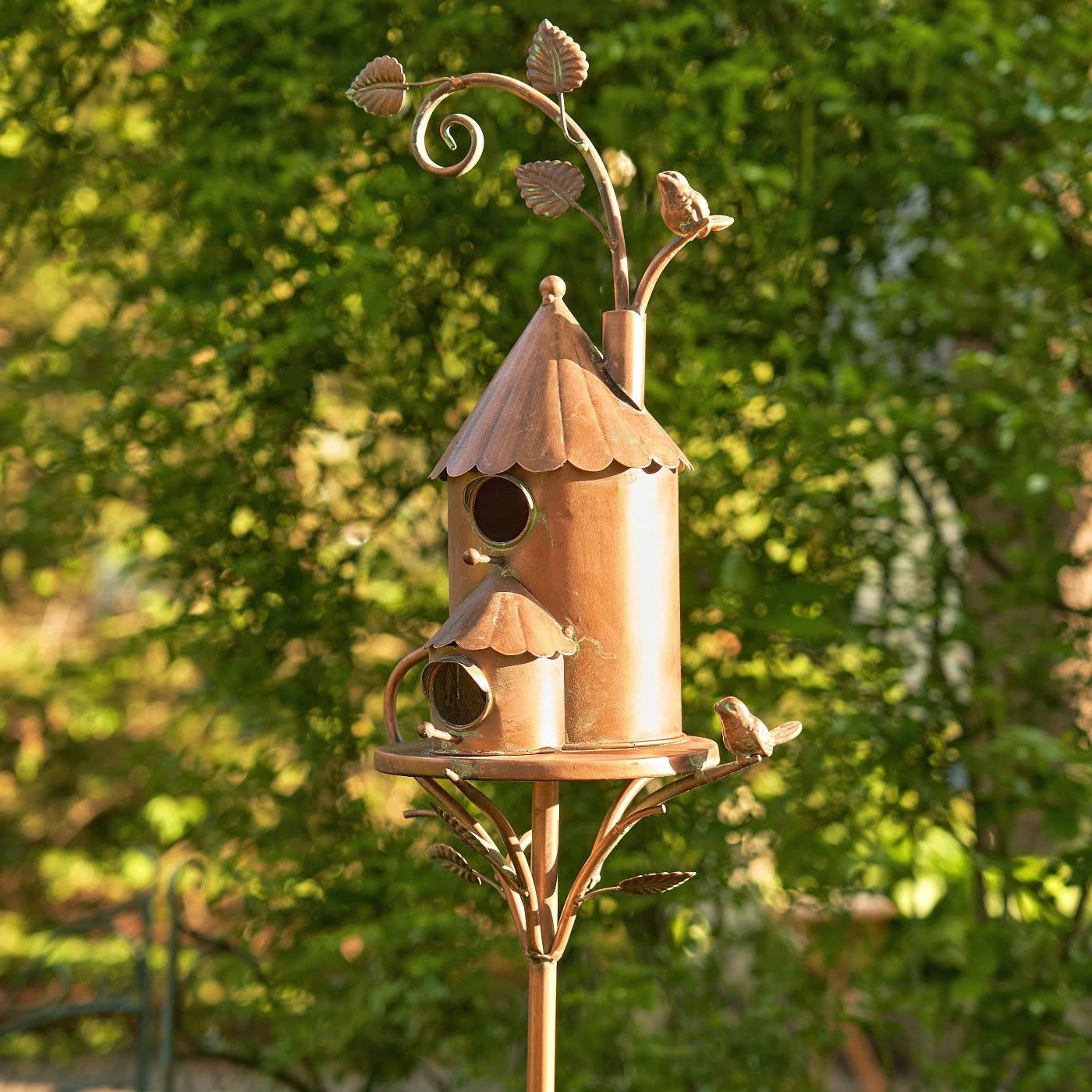 Stunning Cockatiel Birdhouse Designs With Cast Iron Frame image