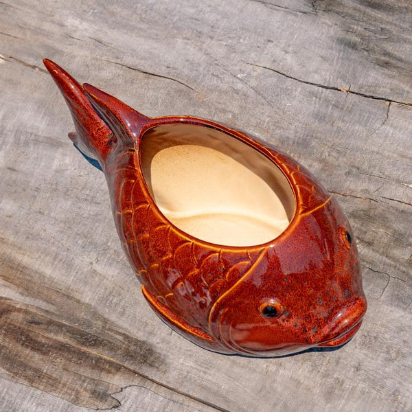 Hand Painted Ceramic Planters in Animal Designs