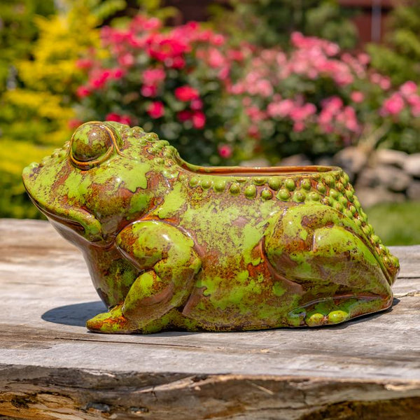 Hand Painted Ceramic Planters in Animal Designs