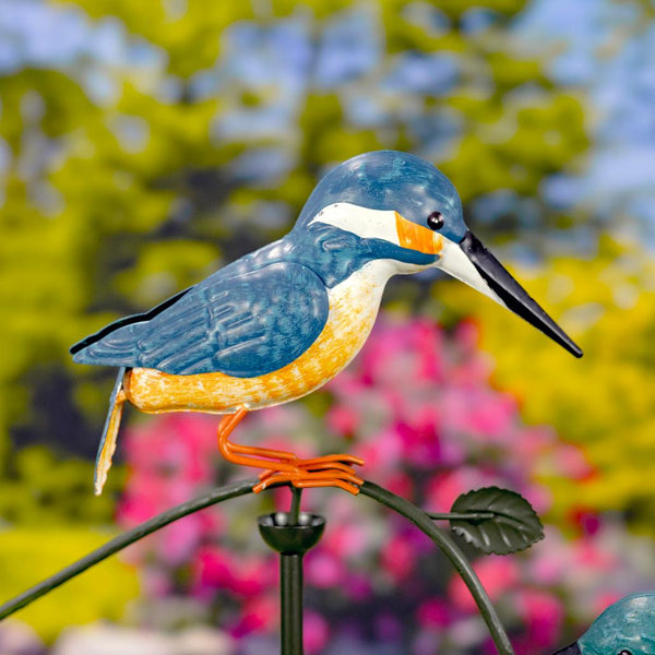 Double Hummingbird Balance Stake "Tiny & Teeny" 47" Tall