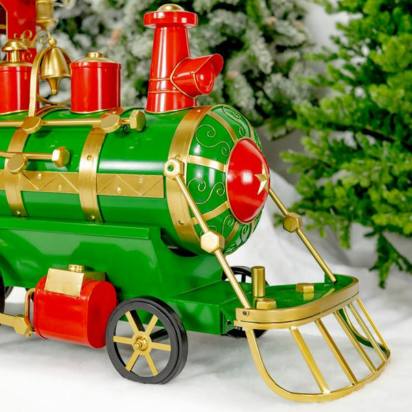 Medium Christmas Train with Cart & Lanterns