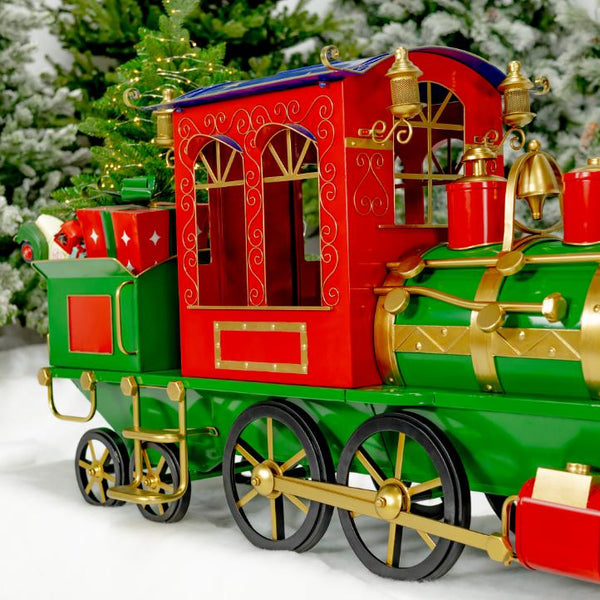 Medium Christmas Train with Cart & Lanterns